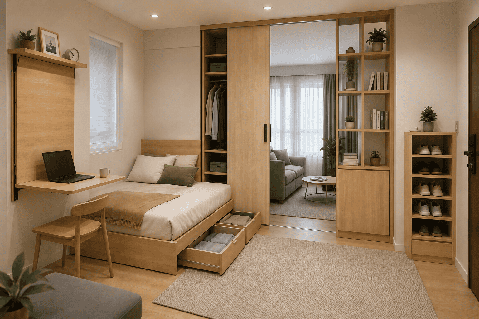 Multiplek pada Furnitur Multifungsi