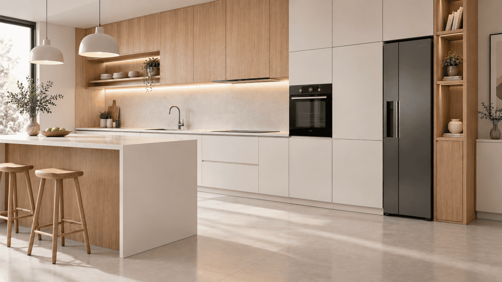plywood kitchen set
